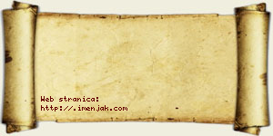 Jovka Krnjinac vizit kartica